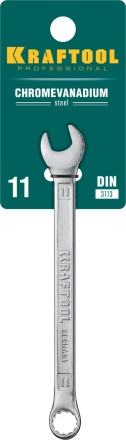 Ключи комбинированные KRAFTOOL, Cr-V, DIN 3113 27079-11 купить в Надыме