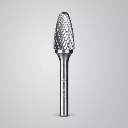 Зубр Твердосплавная борфреза F - парабола с закругленным углом, 14 х 25 мм, радиус 3.5 мм (28805-14-25) купить в Надыме