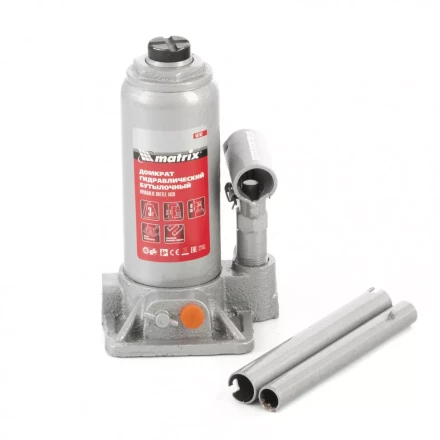 Домкрат гидравлический бутылочный 3 т h подъема 178-343 мм Matrix 50762 купить в Надыме