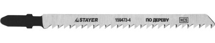 Полотна STAYER &quot;STANDARD&quot;, T301CD, для эл.лобзиков, HCS, по дереву, фанере, ДВП, ДСП, быстр точный рез, EU-хвост., 100/4мм, 2шт 159473-4 купить в Надыме