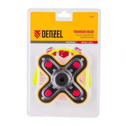 Головка триммерная универсальная гайка М10 х 1,25 левая Denzel 96362 купить в Надыме