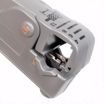 Стриппер КВТ КС-332 для снятия изоляции с коаксиального кабеля (85449) купить в Надыме