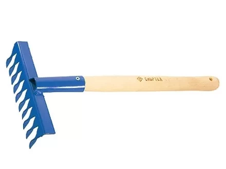 Грабли витые 8-зубые 140 мм с рукояткой 300 мм СИБРТЕХ Россия 61761 купить в Надыме