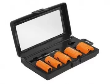 Набор коронок универсальных биметаллических Кратон 5 шт. 1 04 01 001 купить в Надыме