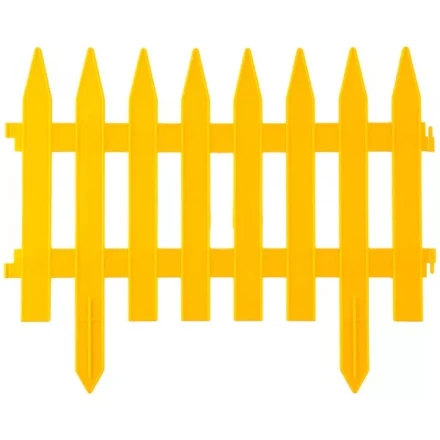 Забор декоративный GRINDA &quot;КЛАССИКА&quot;, 28x300см, желтый 422201-Y купить в Надыме