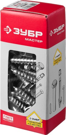 Шурупы ЗУБР &quot;МАСТЕР&quot; с шестигранной головкой, оцинкованные, 10x50мм, 45шт 4-300451-10-050 купить в Надыме