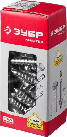 Шурупы ЗУБР "МАСТЕР" с шестигранной головкой, оцинкованные, 10x50мм, 45шт 4-300451-10-050 купить в Надыме