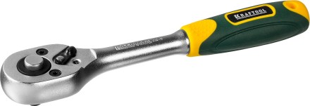 Трещотка для торцовых головок KRAFTOOL &quot;EXPERT&quot;, Сr-V сталь, 72 зубца, 1/4&quot; 27791-1/4_z02 купить в Надыме