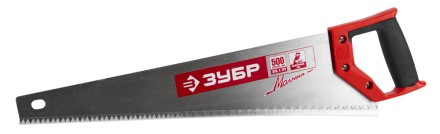 Ножовка по дереву (пила) ЗУБР МОЛНИЯ-5 500 мм, 5 TPI, прямой крупный зуб, быстрый рез поперек волокон, для крупных и средних заготовок 15075-50_z01 купить в Надыме