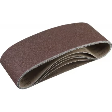 Лента шлифовальная бесконечная ЗУБР "СТАНДАРТ" на тканевой основе, для ЛШМ, P80, 100х610мм, 5 шт 35343-080 купить в Надыме