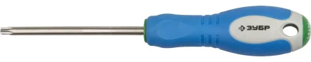 Отвертка ЗУБР, Cr-V сталь, трехкомпонентная рукоятка, цветовая индикация типа шлица, TORX №30, 100мм 25254-30-100 купить в Надыме