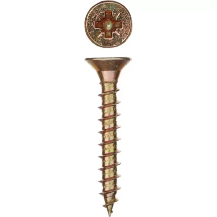 Шурупы ЗУБР "МАСТЕР" по дереву желтопассивированные, 3.0x25мм, 70шт 300396-30-025 купить в Надыме