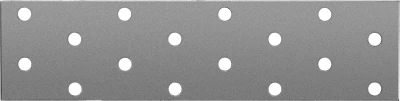 ЗУБР ПС-2.0, 40 x 160 x 2 мм, цинк, соединительная пластина (310256-040-160)