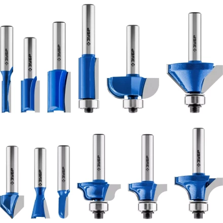 ЗУБР 12 шт, набор профильных фрез по дереву, Профессионал (28796-H12) купить в Надыме