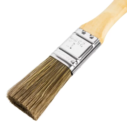 Кисть плоская "Евро" 1", смешанная щетина, деревянная ручка MTX 83077 купить в Надыме