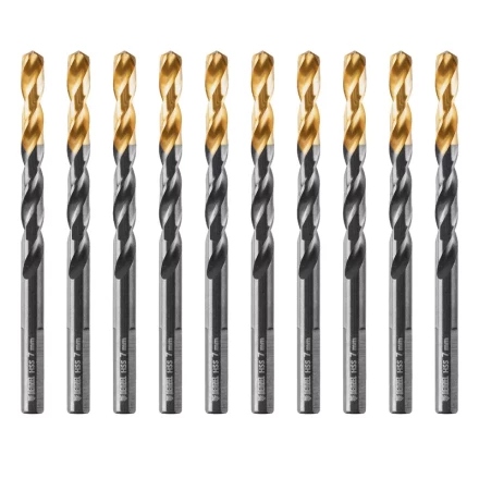 Сверло по металлу, 7 мм, HSS-Tin, Golden Tip, 10 шт. Denzel 717217 купить в Надыме