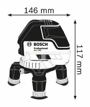 Нивелир лазерный GLL 3-50 BOSCH купить в Надыме
