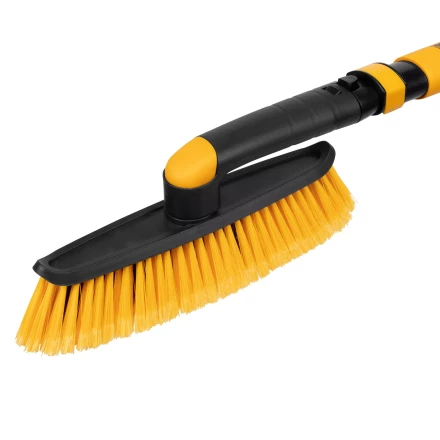 Щетка-сметка со скребком, телескоп, поворотная голова, 750-1120 мм Denzel 55326 купить в Надыме