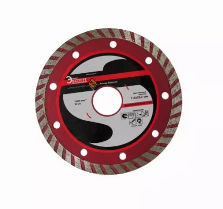 Круг алмазный 115 х 22,2 мм турбо универсальный сухая резка Энкор 25726 купить в Надыме