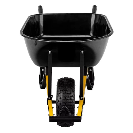 Тачка садово-строительная усиленная DENZEL 68999 одноколесная купить в Надыме