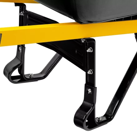 Тачка садово-строительная усиленная DENZEL 68999 одноколесная купить в Надыме