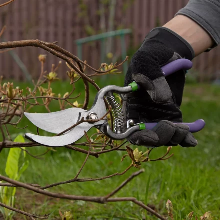 Секатор прямого реза Palisad, 255 мм, цельнокованый, металлические обрезиненные рукоятки, 60467 купить в Надыме