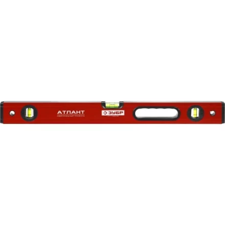 Уровень ЗУБР "МАСТЕР" "УС - 5" коробчатый усиленный, фрезерованный, 3 глазка, крашенный, с ручками, 60см 34585-060 купить в Надыме