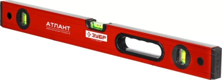 Уровень ЗУБР "МАСТЕР" "УС - 5" коробчатый усиленный, фрезерованный, 3 глазка, крашенный, с ручками, 60см 34585-060 купить в Надыме