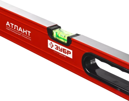 Уровень ЗУБР "МАСТЕР" "УС - 5" коробчатый усиленный, фрезерованный, 3 глазка, крашенный, с ручками, 60см 34585-060 купить в Надыме