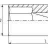 Головка торцевая глубокая 1/4"DR 9 мм S04HD2109 Jonnesway 48005 купить в Надыме