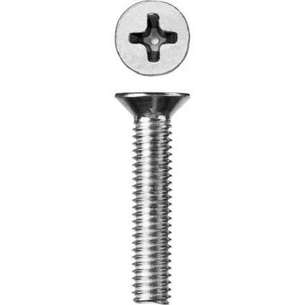 Винт ЗУБР "МАСТЕР" DIN 965, класс прочности 4.8, оцинкованный, M6x35мм, 5кг 303110-06-035 купить в Надыме
