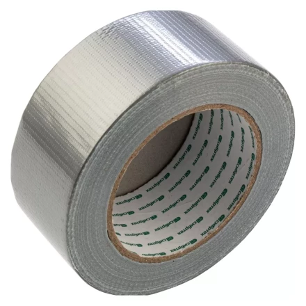 Лента клейкая армированная, 48 мм х 40 м, серебро Сибртех 888165 купить в Надыме