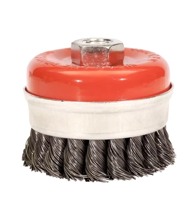 Щетка для УШМ М14/80 мм чашечная сталь витая VMX 511722 купить в Надыме