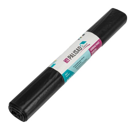 Пакеты для мусора 120 л x 10 шт., ПВД прочные черные, длинный ролик, Home Palisad 927265 купить в Надыме