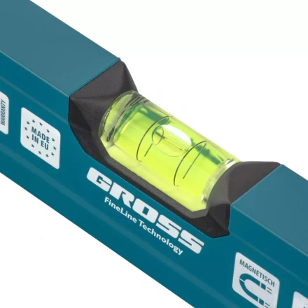 Уровень алюминиевый 400 мм магнитный 2 глазка Magnetisch Gross 33710 купить в Надыме