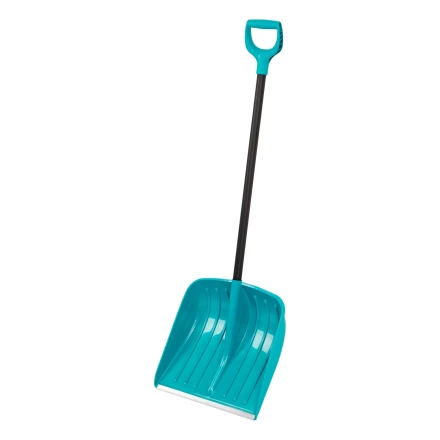 Лопата для уборки снега Palisad 61678, полипропилен, 450х450х1355 мм, алюминиевый черенок, усиленная, LUXE купить в Надыме