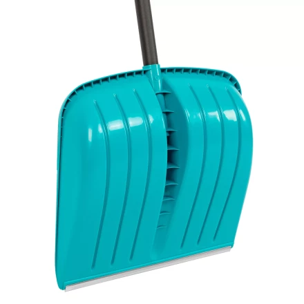 Лопата для уборки снега Palisad 61678, полипропилен, 450х450х1355 мм, алюминиевый черенок, усиленная, LUXE купить в Надыме