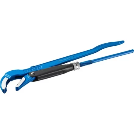 Ключ трубный рычажный ЗУБР "ПРОФЕССИОНАЛ", изогнутые губки, цельнокованый, Сr-V, № 2,  1,5" 27337-2_z01 купить в Надыме