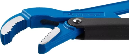 Ключ трубный рычажный ЗУБР "ПРОФЕССИОНАЛ", изогнутые губки, цельнокованый, Сr-V, № 2,  1,5" 27337-2_z01 купить в Надыме