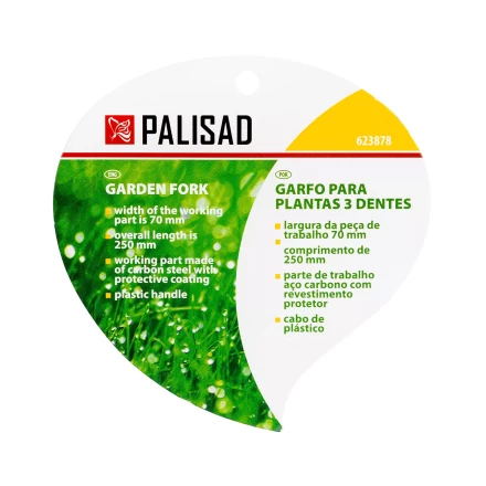 Вилка посадочная 3-зубая, защитное покрытие, пластиковая рукоятка Palisad 623878 купить в Надыме