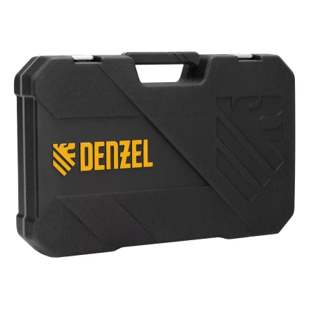 Набор инструментов Denzel 15801, 1/2", 1/4", CrV, S2, пластиковый кейс, 64 предмета купить в Надыме