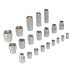 Набор инструментов Denzel 15801, 1/2&quot;, 1/4&quot;, CrV, S2, пластиковый кейс, 64 предмета купить в Надыме