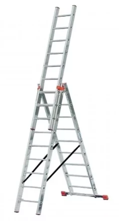 Лестница 3-х секционная алюминиевая 3*9 1013306 купить в Надыме