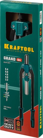 Двуручные усиленные заклепочники KRAFTOOL GRAND-64 311791 купить в Надыме