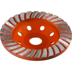 Чашка алмазная шлифовальная по бетону ЗУБР "МАСТЕР" сегментированная, 125мм 33375-125