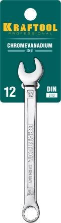 Ключи комбинированные KRAFTOOL, Cr-V, DIN 3113 27079-12 купить в Надыме