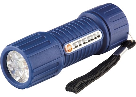 Фонарь светодиодный, серый корпус с мягким покрытие, 9Led, 3хААА, Stern 90512 купить в Надыме