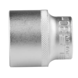 Головка торцевая 30 мм двенадцатигранная CrV под квадрат 1/2 хромированная Stels 13673
