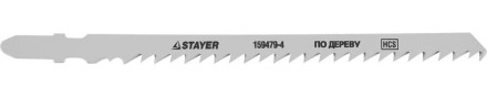 Полотна STAYER &quot;STANDARD&quot;, T344D, для эл.лобзиков, HCS, по дереву, фанере, ДСП, быстрый рез, EU хвост., 110/4мм, 2шт 159479-4 купить в Надыме