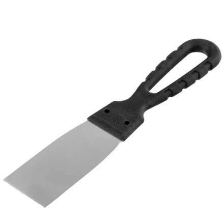 Шпательная лопатка из нержавеющей стали 40 мм пластмассовая ручка Россия 85132 купить в Надыме